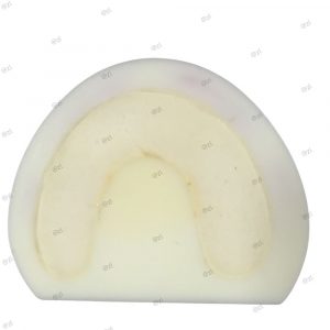 Bottom of dental training model showing resin base structure