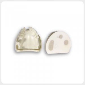 Realistic Upper Jaw Dental Implant Training Model Upper Jaw Implant Practice Model with Tooth Holes and Flat Base