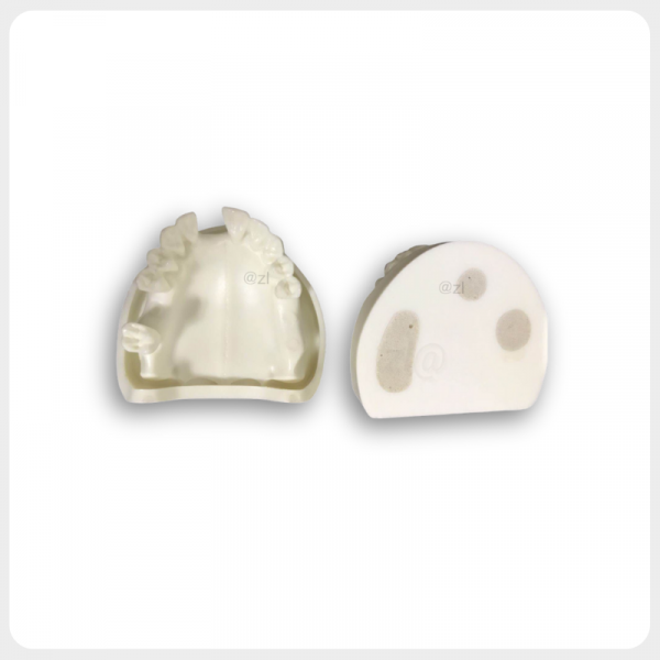 Realistic Upper Jaw Dental Implant Training Model Upper Jaw Implant Practice Model with Tooth Holes and Flat Base