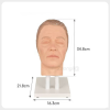 Male Facial Training Head Size Display Male facial injection training head model dimensions silicone medical trainer