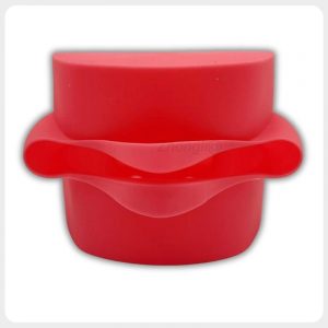 Flexible resin face mask for dental training manikin front view