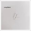 Long Endodontic Training Block Long transparent resin endodontic training block with a visible simulated root canal