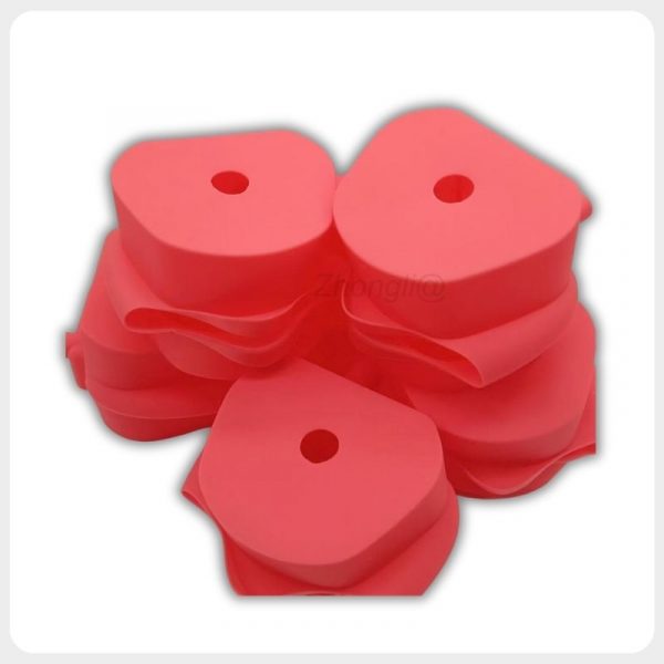 Replacement dental manikin face masks with mounting holes