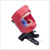 Dental phantom head tilted for upper and lower arch training