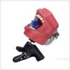 Portable dental phantom head with elastic face mask and typodont