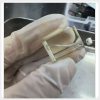 Root Canal Instrument Practice Close-Up Endodontic instrument inserted into a simulated canal in a transparent resin training block