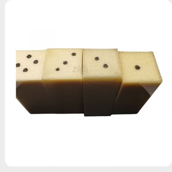 D1-D4 Implant Training Bone Blocks with Density Markings D1-D4 implant training bone blocks identified by dot markings